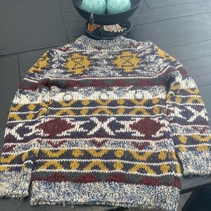 ZARA multicolored knit sweater